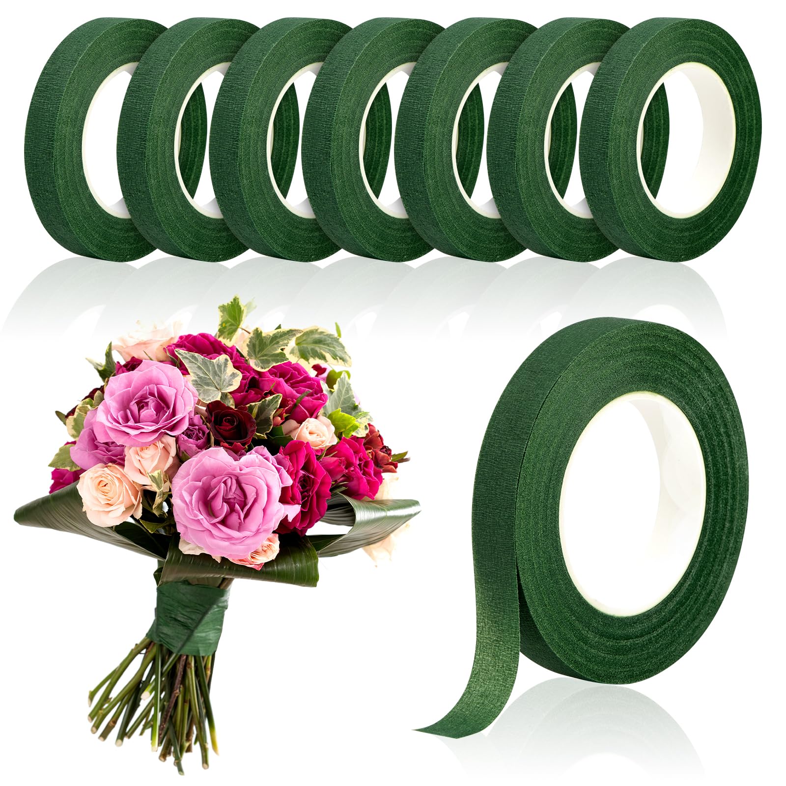 Florist Flower Supply - Nastro Floreale Verde da 20 Iarde,