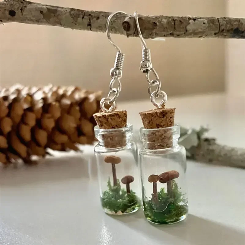 Orecchini a forma di fungo rea - Preserved Moss Sheet recensione e prezzo