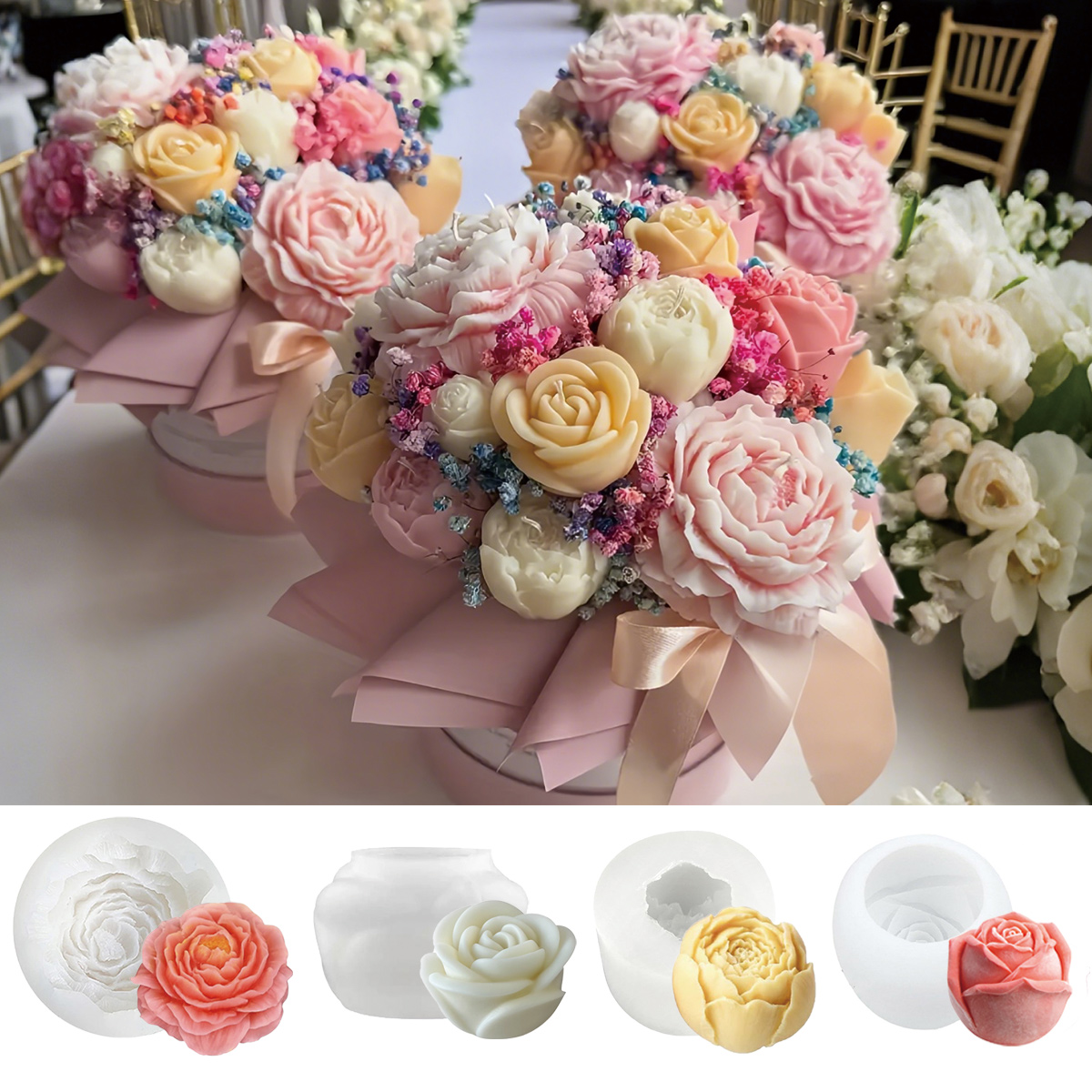 Set di 4 stampi floreali - Peo - Florist Supply Bulk recensione e prezzo